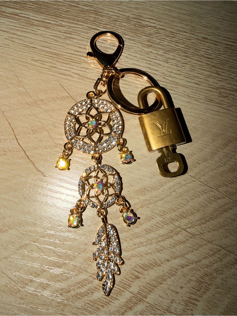 Louis Vuitton Authentic Lock & Key with unbranded Bag Charm